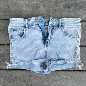 American Eagle Outfitters Light Blue Jean Shorts